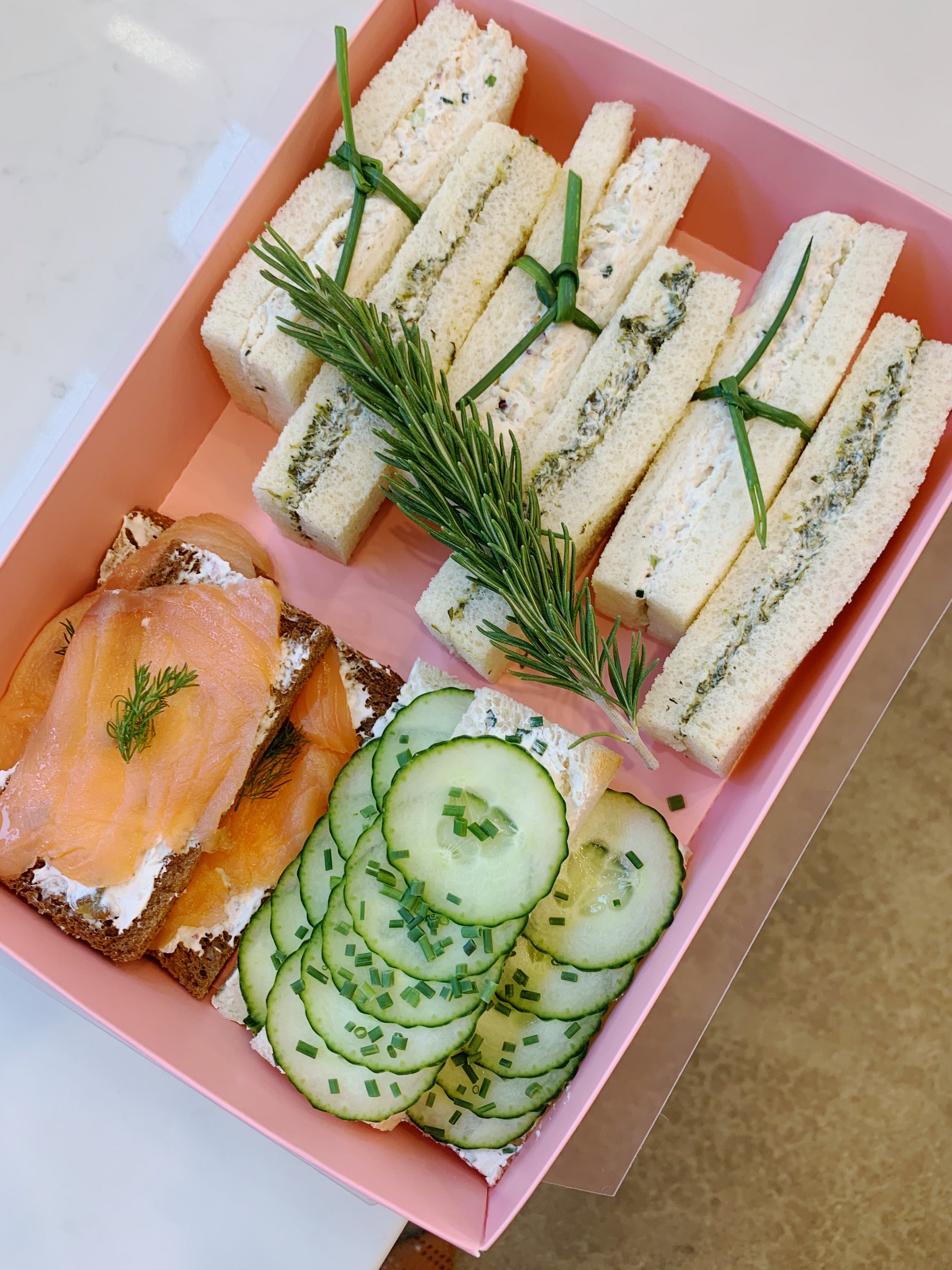Morning Lavender Afternoon Tea To-Go Boxes — AMANDA N HAMMOND